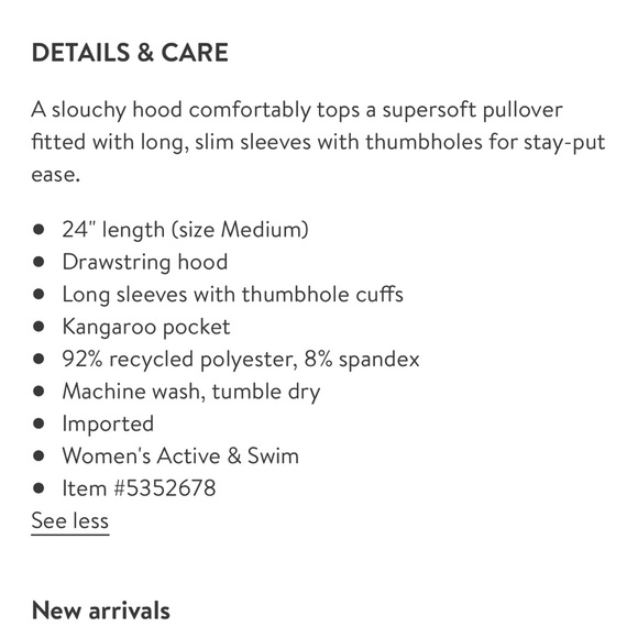 Zella Gray “Like a Girl” Hoodie Size Medium - Picture 8 of 10